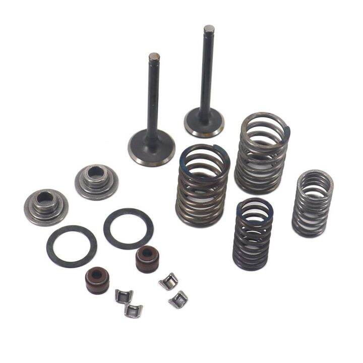 Cylinder Head Valve Rebuild Kit Intake Exhaust Springs Set For Honda