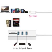 【discount】 Rehmans store. Type C ถึง USB 3.0 Hub SD TF Reader สำหรับ Chromebook MacBook S8 Note8 Xiaomi6