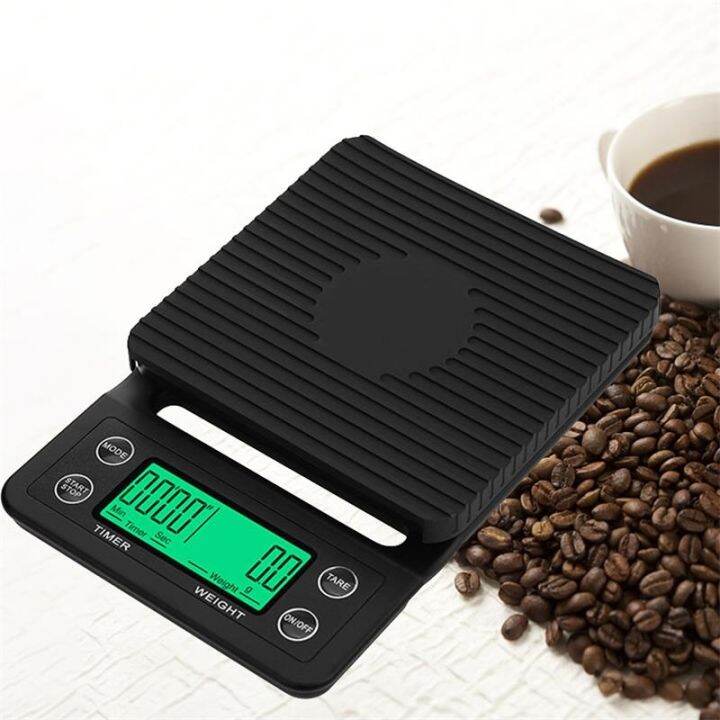 Precision Drip Coffee Scale Coffee Weighing 0.1g Drip Coffee Scale with Timer Digital Kitchen