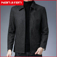 Nanjiren Men S High Quality Casual Coat,Solid Classic Lapel Jacket,แฟชั่น,ฤดูใบไม้ร่วง/ฤดูหนาว2022