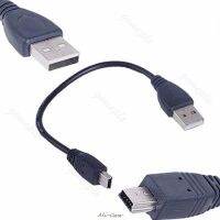 USB สั้น2.0ตัวผู้ไปยังอะแดปเตอร์สายเคเบิลชาร์จข้อมูลขนาดเล็ก5ขา B