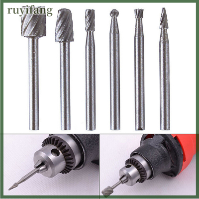 ruyifang 6pcs hss Routing Router บดบิตเสี้ยน dremel เครื่องมือโรตารี่อุปกรณ์เสริม