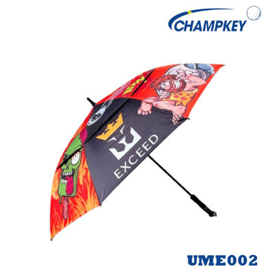 Champkey ร่มกอล์ฟ 2 ชั้นคันใหญ่ ลายการ์ตูน (UME002) New Collection golf umbrella