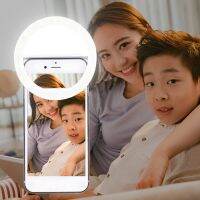 【♘COD Free Cas♘】 feiyuan29255825 เซลฟี่ Led แหวนไฟแบบพกพาหลอดไฟเซลฟี่สำหรับ Iphone คลิป Lampe Selfi โทรศัพท์ Lampa Telefon เลนส์การถ่ายภาพ