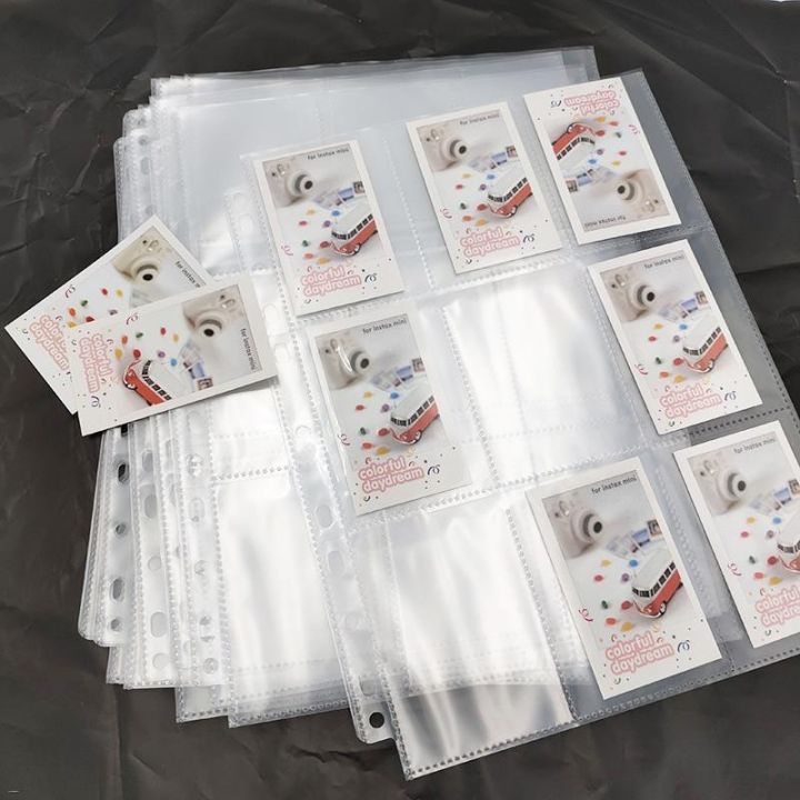 5-10pc-card-album-180-pocket-replacement-inner-page-collection-album-collection-card-album-binder-album-transparent-storage-page