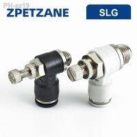 G-thread Pneumatic Fittings Pipe Quick Coupling Throttle Valve SL8-02 Regulating Adjustable Cylinder Speed Regulating