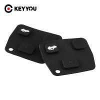 KEYYOU 2X ยางซิลิโคน3ปุ่มสำหรับ Toyota Avensis Corolla Camry Yaris Prado สำหรับ Lexus Rav4เปลี่ยนรีโมทกุญแจรถ Fob