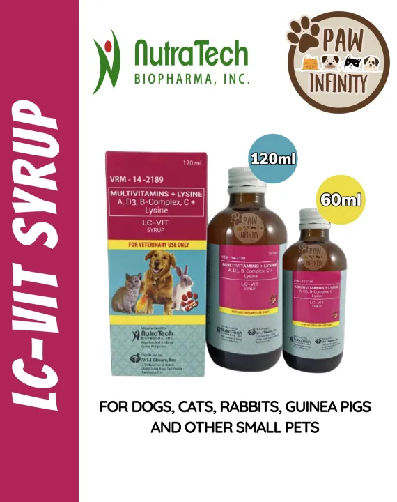LCVIT Syrup Multivitamins for Dogs Cats Pets Lazada PH