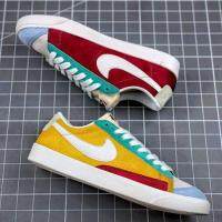 ▨♂✷  The new mens shoes for womens shoes the blazers Blazer Mid77 video pixels high luminous graffiti laser for skateboarding shoes