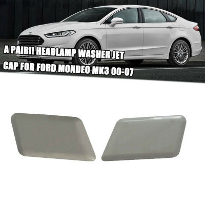 ชุดหมวกว่ายน้ำครอบหัวฉีดตัวล้างโคมหน้ารถยนต์ L &amp; R สำหรับ Ford Mondeo 3 III 1S7113L018AE