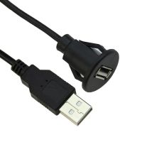 1M Car Dash Board Mount A Male To A Female USB 2.0 Socket Extension Panel Cable Q9QD