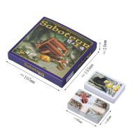 【HOT】♀✣卐 110 Cards Game Saboteur Card English Dwarf Miner Board