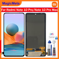 MagicMeta จอแสดงผล OLED สำหรับ Redmi Note 10 Pro M2101K6R M2101K6G/Note 10 Pro Max M2101K6I จอ LCD หน้าจอสัมผัสดิจิตอลประกอบสำหรับ Redmi Note 10 Pro M2101K6R M2101K6G Redmi Note 10 Pro Max M2101K6I Lcd