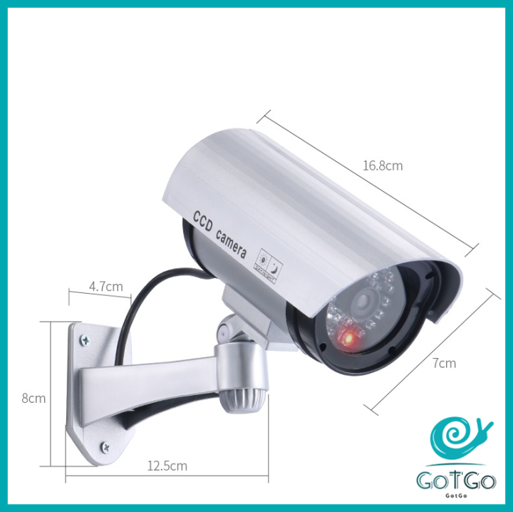 gotgo-กล้องวงจรปิดหลอกสายตา-สินค้าจำลอง-กล้องโมเดลหลอกโจร-fake-camera-มีสินค้าพร้อมส่ง