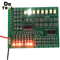 DM ชุดฝึกเอสเอ็มทีเชื่อมติด SMD 74HC138 CD4060 Led ทักษะการเชื่อม DIY บอร์ดฝึกชุดทรานซิสเตอร์ Led