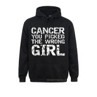 Camisa Funny Cancer Treatment Gift Cancer You Picked The Wrong Girl Men Sweatshirts Ostern Day Hoodies For Brand Men Sweatshirts Size Xxs-4Xl