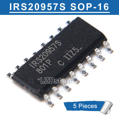 5ชิ้น IRS20957S SOP-16 IRS20957STRPBF SOP16 IRS20957ชิปโปรแกรมควบคุมเสียงดิจิทัล SOP