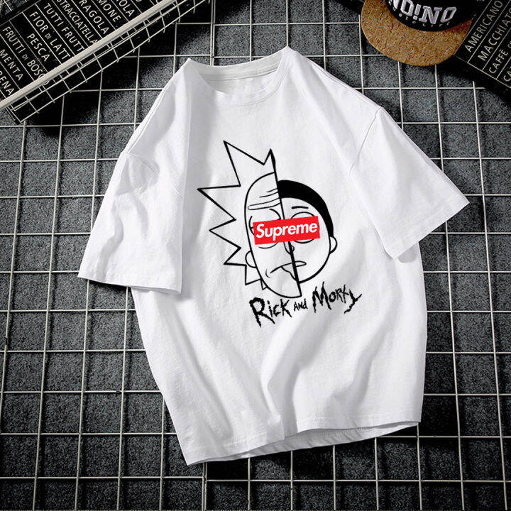 เสื้อยืดแฟชั่น-ลาย-rick-amp-moty