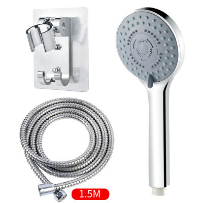 ABS Handheld Shower Head Shower Nozzle Bathroom Pressurized Multi-Function Five-Speed Water Outlet Bathroom Water Saving