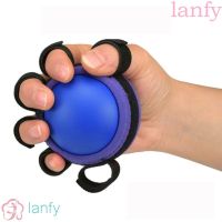 ◘ Lanfy ลูกบอลยางออกกําลังกายนิ้วมือ หลากสี สําหรับผู้สูงอายุ