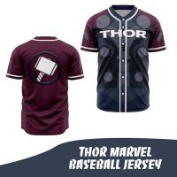 2023 New Thor Marvel baseball jersey shirt - Jersey baseball - Sport fashion - Baseball Tshirt - for men, women, unisex