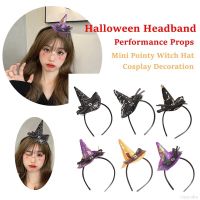 1Pcs Halloween Spider Web Witch Hat Hairband Headwear Festival Headband Pumpkin Party Dress Up Supplies Gift for Party