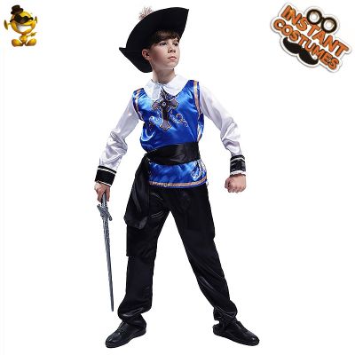 [COD] Cross-border cosplay costume performance stage little boy musketeer
