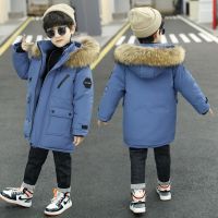 Boys Coat Kids Thicken Warm Outerwear 3 To 14 Yrs Childrens Clothing Winter Teenagers Down Jacket Korean Style Windbreaker