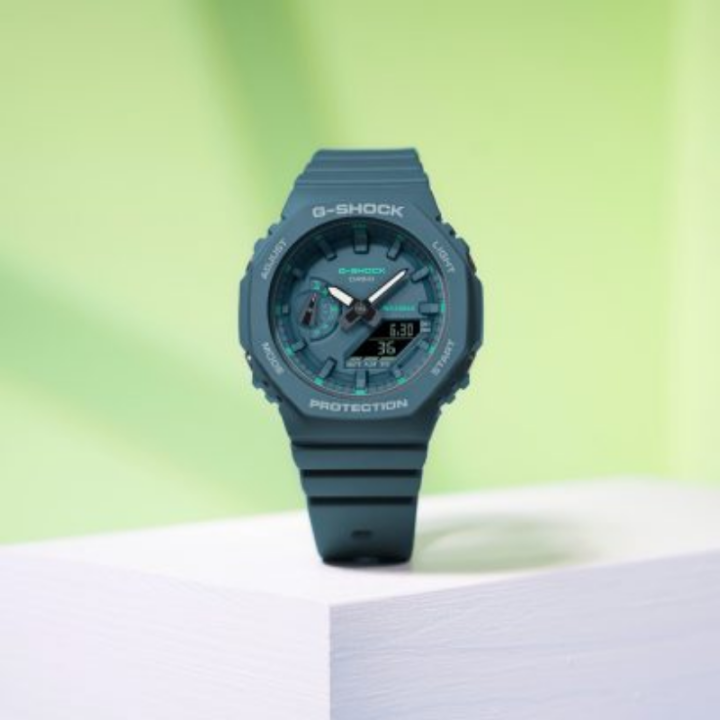 นาฬิกาการเคลื่อนไหวนักเรียนรูปแปดเหลี่ยม-gma-s2100-casio-หญิง-g-shock-casio