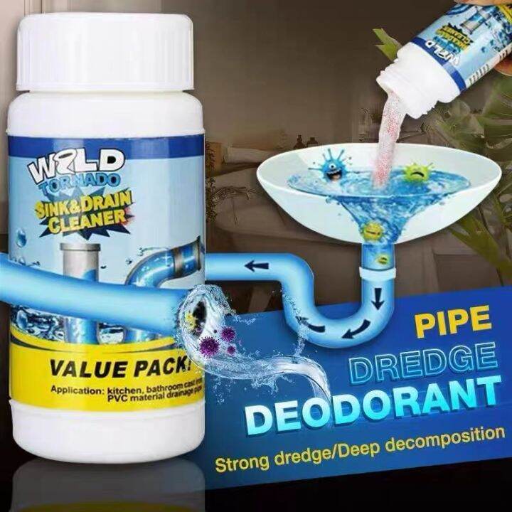Household Wild Tornado Powerful Sink&Drain Cleaner Quick Foaming High