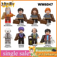 Adoolla【ready Stock】Harry Potter Minifigures Lego Filch Hogwarts บล็อกตัวต่อแบบอิฐชุดของเล่นสำหรับของขวัญเด็ก WM6047 603 604 605 606 607 608 609 610【cod】