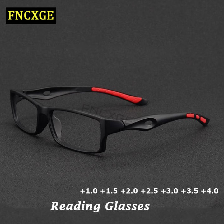 Fncxge Tr90 Sports Reading Glasses For Men Women Office Anti Blue Light Readers Eyewear Eye