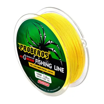 Proberos 300m Braided Fishing Line Green/gray/blue/red/yellow 4x