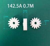 สไตล์ใหม่10ชิ้น0.7เมตร102A 142.5A 202.5A 242.5A ฟันเฟืองชิ้นส่วนสำรองมอเตอร์รับมอเตอร์ไฟฟ้าขายปลีกและขายส่ง