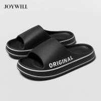 JOYWILL Mens Slippers New Trend EVA Soft Fashion Beach Flip Flops Male Sandals