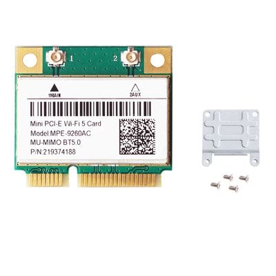 Mini-PCIE Card 2030Mbps 9260AC 2.4G/5GHz for Windows10/11