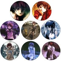 Serial Experiments Lain Cosplay Badge Iwakura Lain Brooch Pin Anime Accessories For Clothes Backpack Decoration gift Fashion Brooches Pins