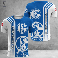 2023 new style1 Summer ARRIVE design F.C Schalke 04 3D high-quality polyester quick drying 3D polo shirt, style68xl (contact online for free customization of name) high-quality