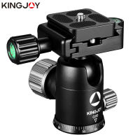 KINGJOY G00 Tripod Head Ball Head Rotating Panoramic BallHead with plate 14" to 38" Screw for Monopod DSLR Camera