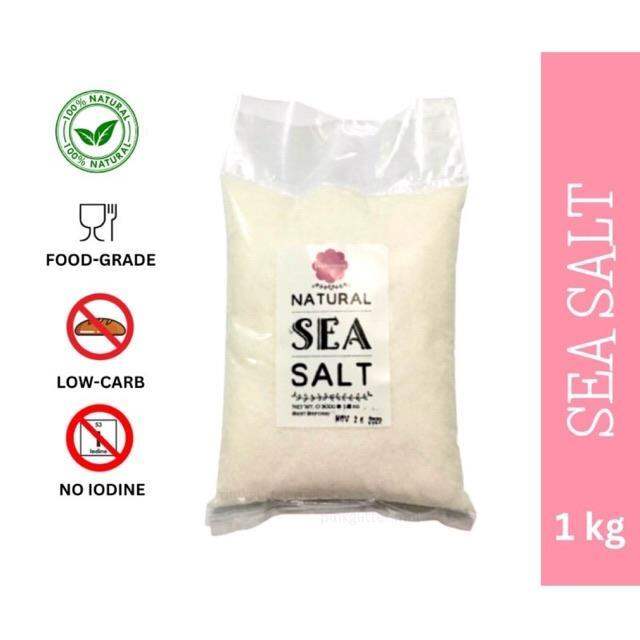 Natural Sea Salt (FoodGrade NonIodized Mixed Coarse/Fine) Lazada PH