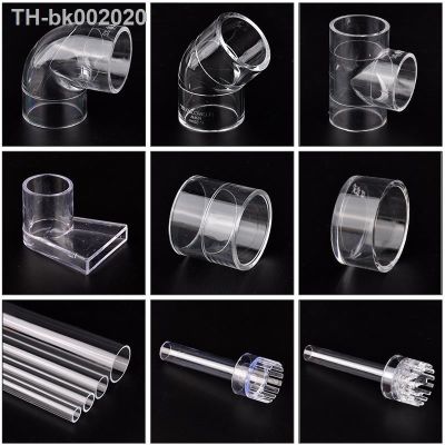 ☎❀ 1Pc Clear Acrylic Pipe Aquarium Elbow Connector Fish Tank Filter Duckbill Water Outlet Garden Watering Straight Tee Elbow Joints
