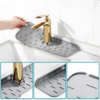 【hot】❉ Silicone Faucet Catcher Absorbent Catching Splashes Sink Guard ！