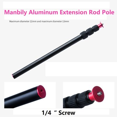 Manbily LR-224 Camera Extension Pole Monopod Rod for Cell Phone Action Camera Tripod Selfie Stick with 1/4" Screw Food Storage  Dispensers