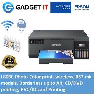 EPSON L805 / L8050 A4 COLOUR SINGLE FUNCTION INK TANK PHOTO PRINTER ...