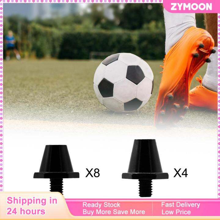 ZYMOON 12x Football Boot Spikes Track Spikes Firm Ground Stable Screw