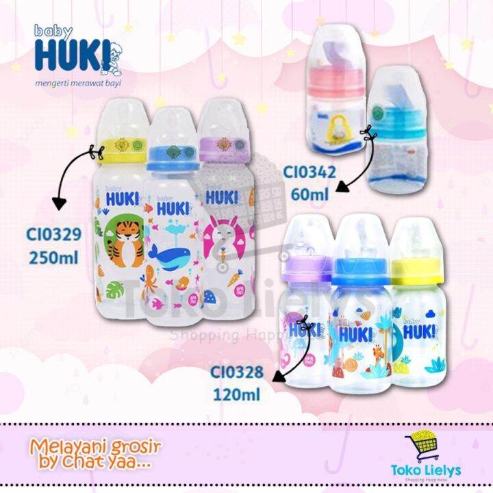 Huki Ci Botol Huki Botol Pp Sp Round Ml Botol Susu Bayi Ml