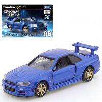 Takara Tomica Premium Unlimited 06เส้นขอบฟ้า1999ที่โกรธจัด GT-R โมเดลรถยนต์การหล่อโลหะ Kids Toys เด็กผู้ชาย