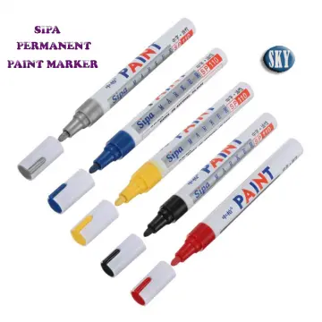 Sipa Oil-Based 8 Colors 0.7mm Neelde Pens Extra Fine Point Paint