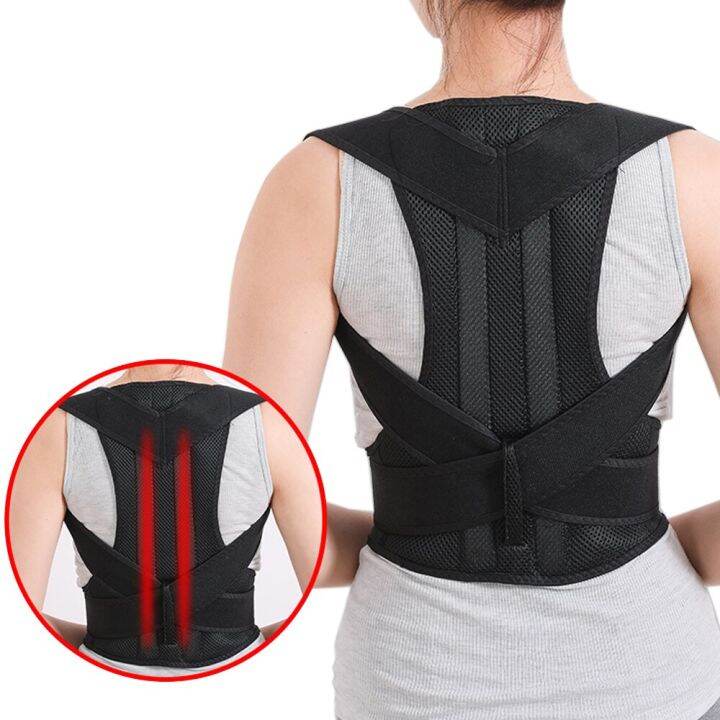 Medical Shoulder Spine Support Scoliosis Upper Back Brace Postural ...