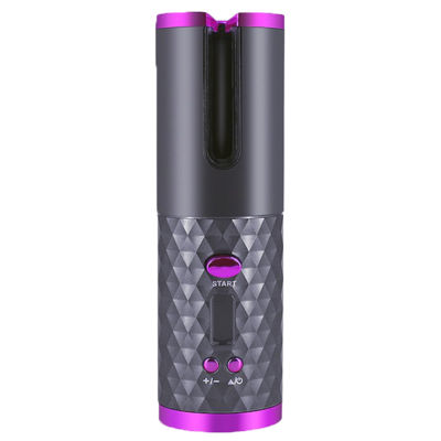 MUS Automatic Hair Curler With LCD Display Portable Rechargeable Curling Iron